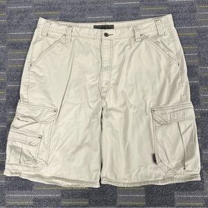 Levis Silertab Cargo Shorts Mens 40x10 Khaki Baggy Loose Fit Y2K Skater Grunge